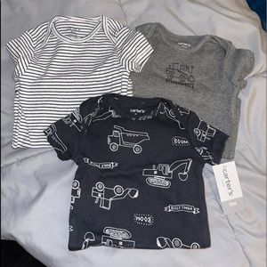 Set of 3 baby boy onesies